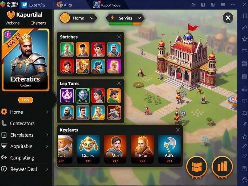 Kapurthala Royals gameplay screenshot showing strategic interface